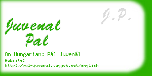 juvenal pal business card